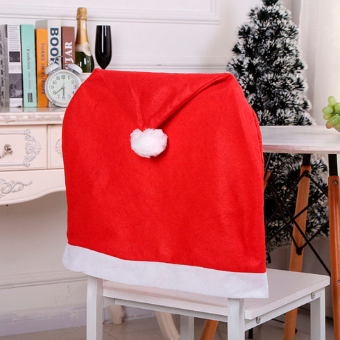 Copy of Christmas Velvet Chair Cover - Set of 6 - Uncommongifts.in